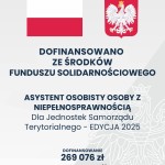 Powiększ zdjęcie Plakat Asystent osoby niepełnosprawnej